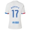 Virallinen pelipaita FC Barcelona Marcos A. 17 Vieras 2023-24 Lyhythihainen - Miesten